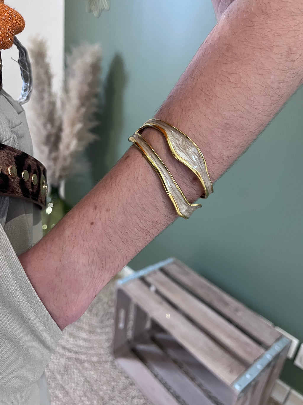 Bracelet Jonc, Myrtille