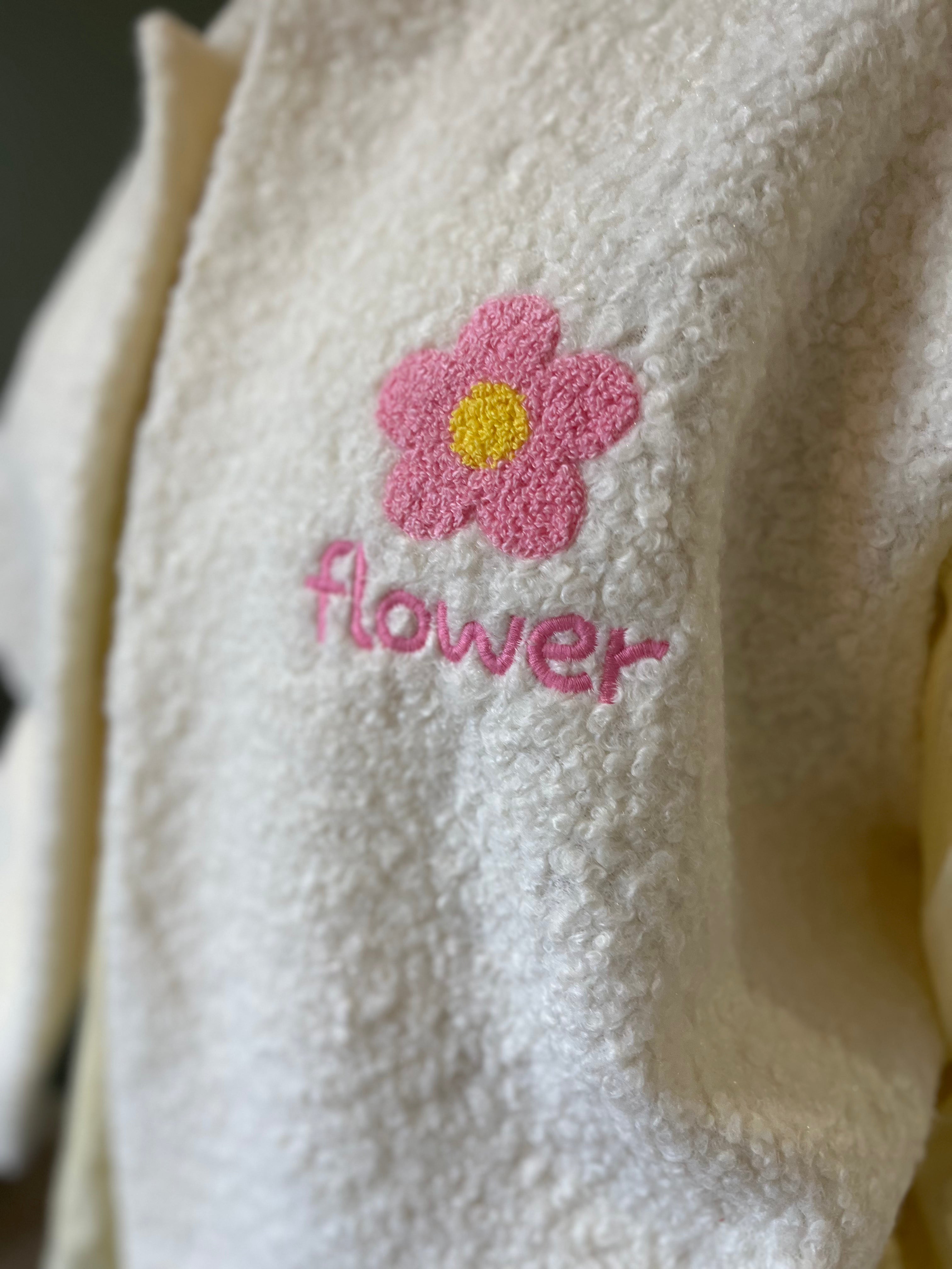 "Gilet sans manches Flower femme oversize LA SWEETY décontracté chic"