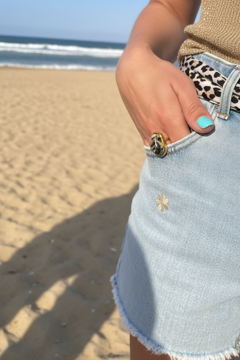 Short en Jean Femme  Style Casual Chic