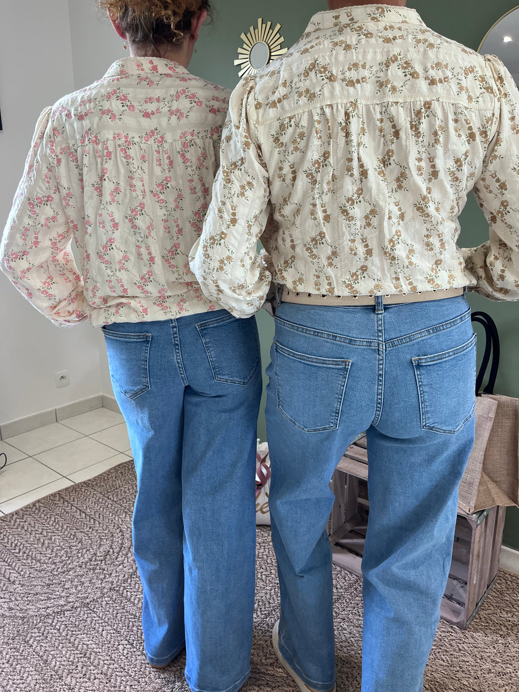 "Blouse femme imprimé fleuri dentelle lovie et co printemps été 2026"