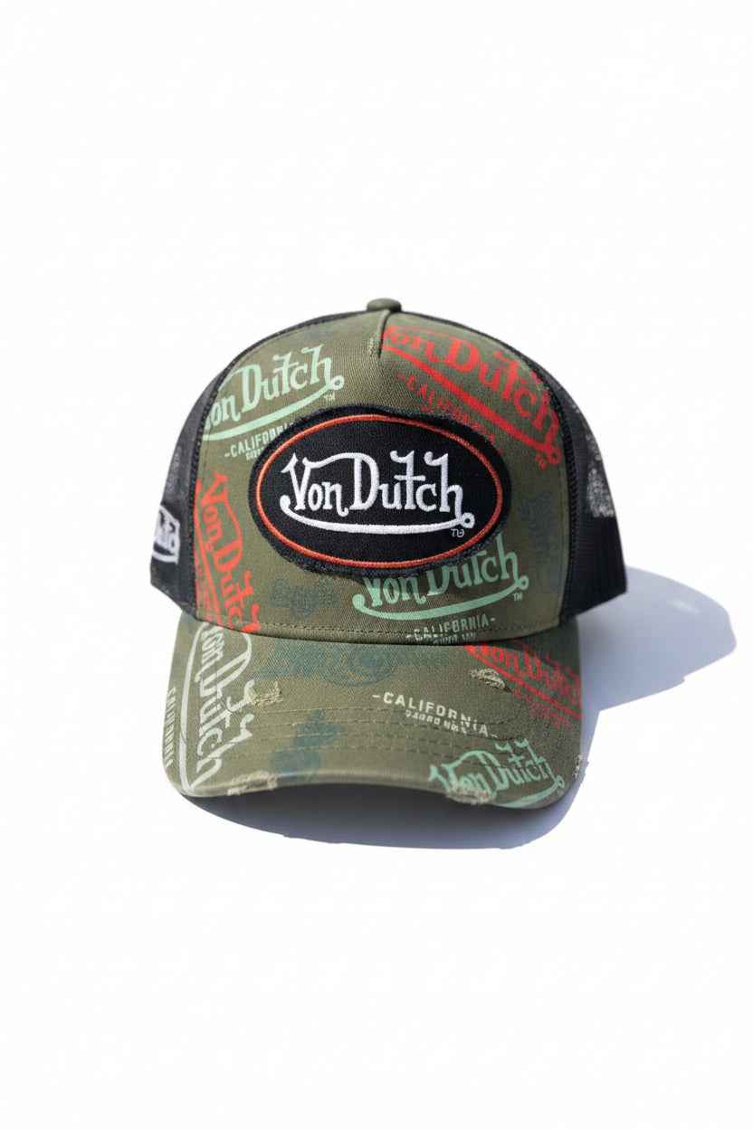 CASQUETTE TRUCKER AVEC PRINT ET PATCH USE VD