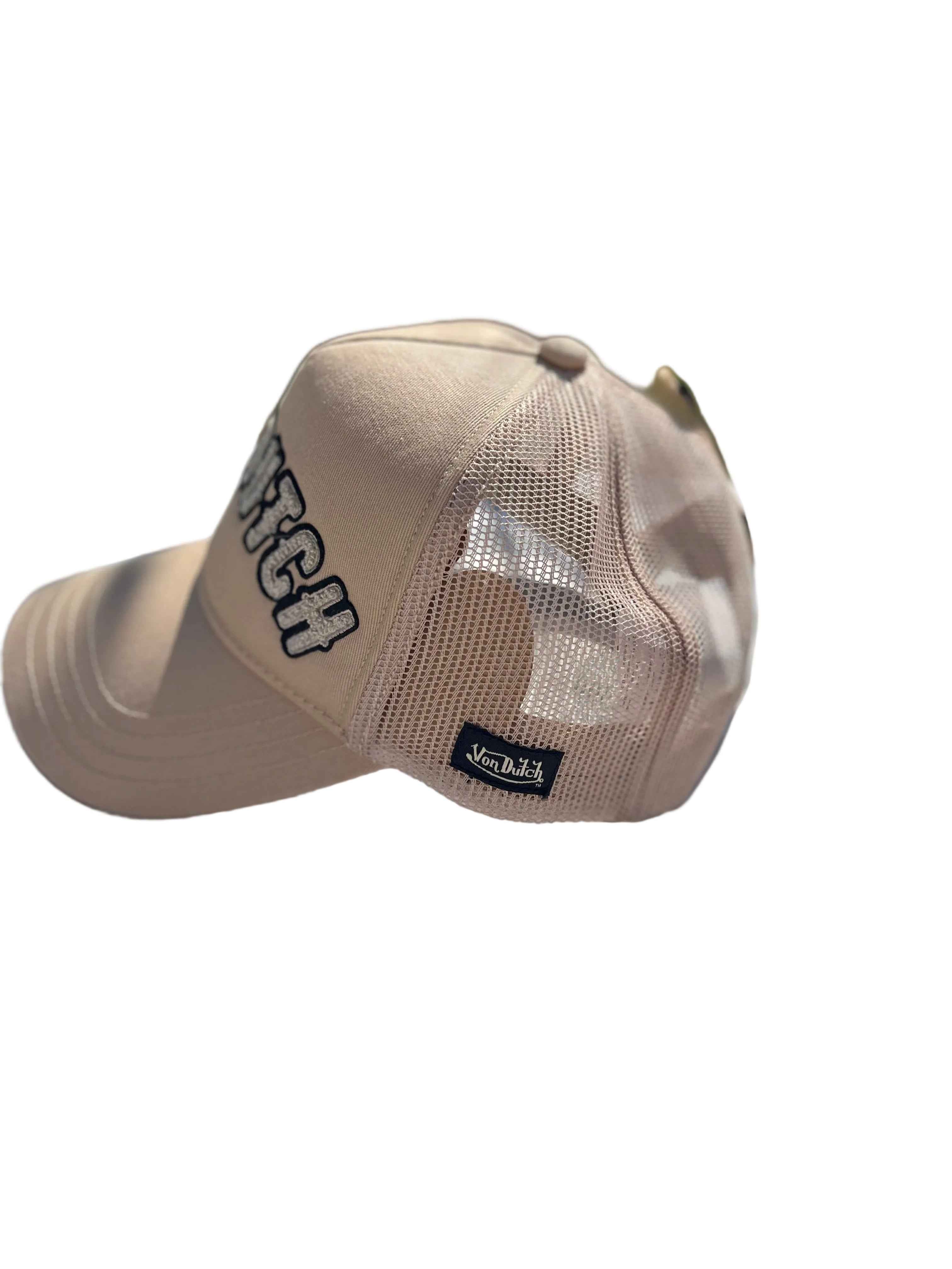 Casquette Vondutch Beige Trucker Snapback BUCK