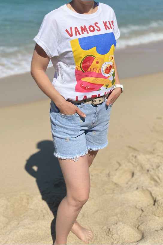T-shirt « Vamos a la Playa » Illustration Estivale