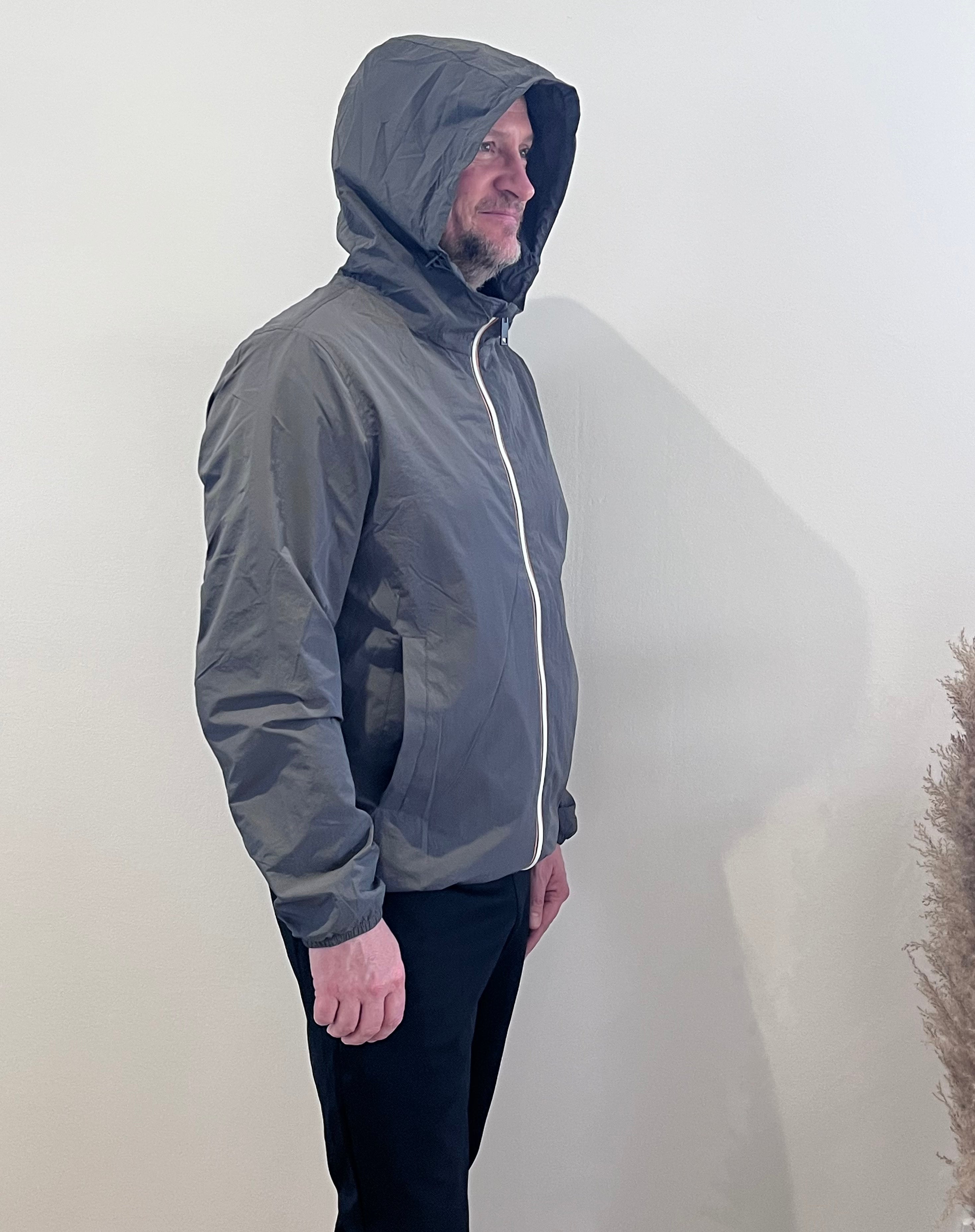 coupe-vent homme gris Kymaxx