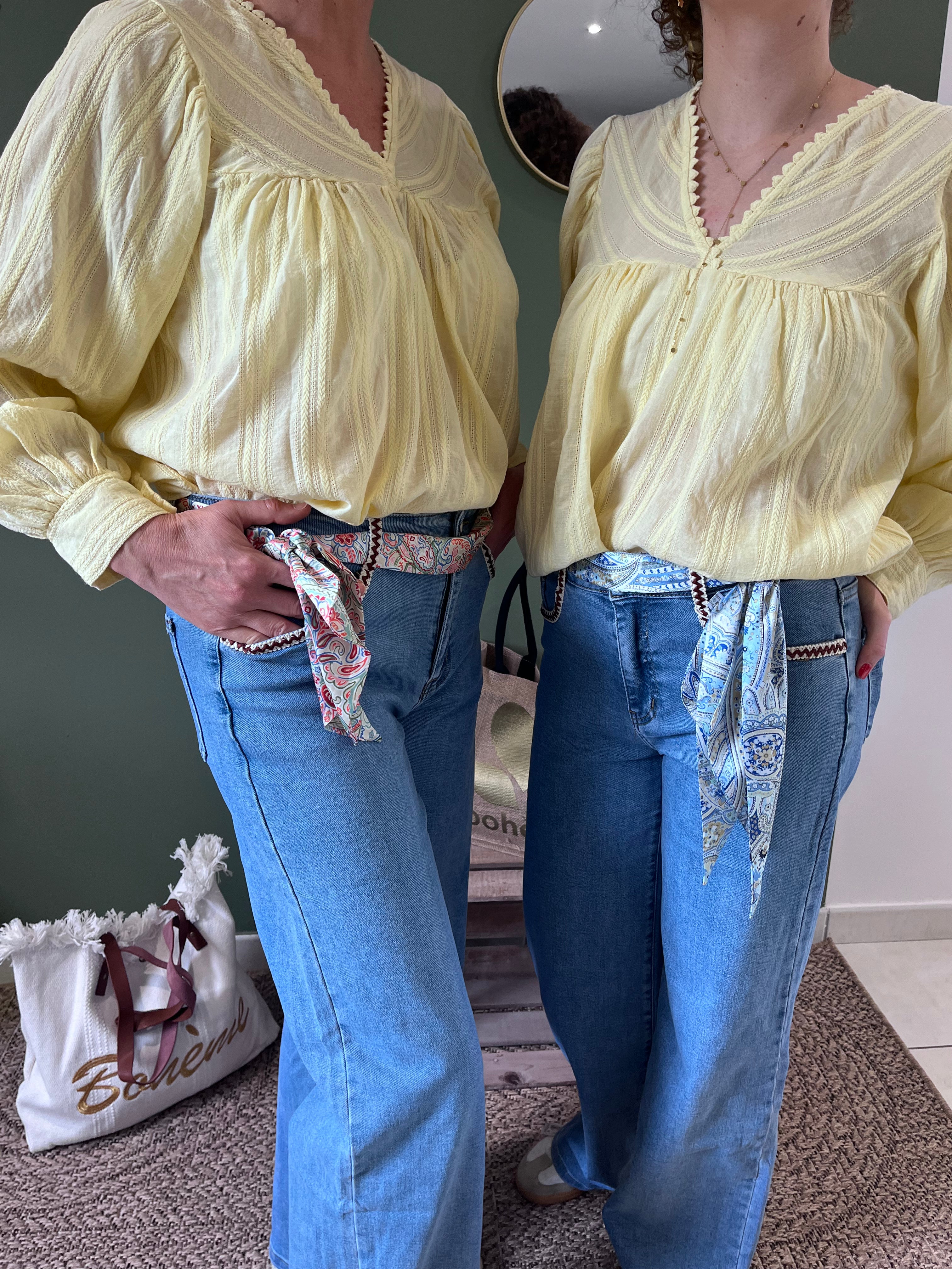 foulard polyester baroque