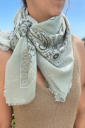 Foulard Bandana 4 Coloris 100%viscose doux accessoire guérande la baule pornichet
