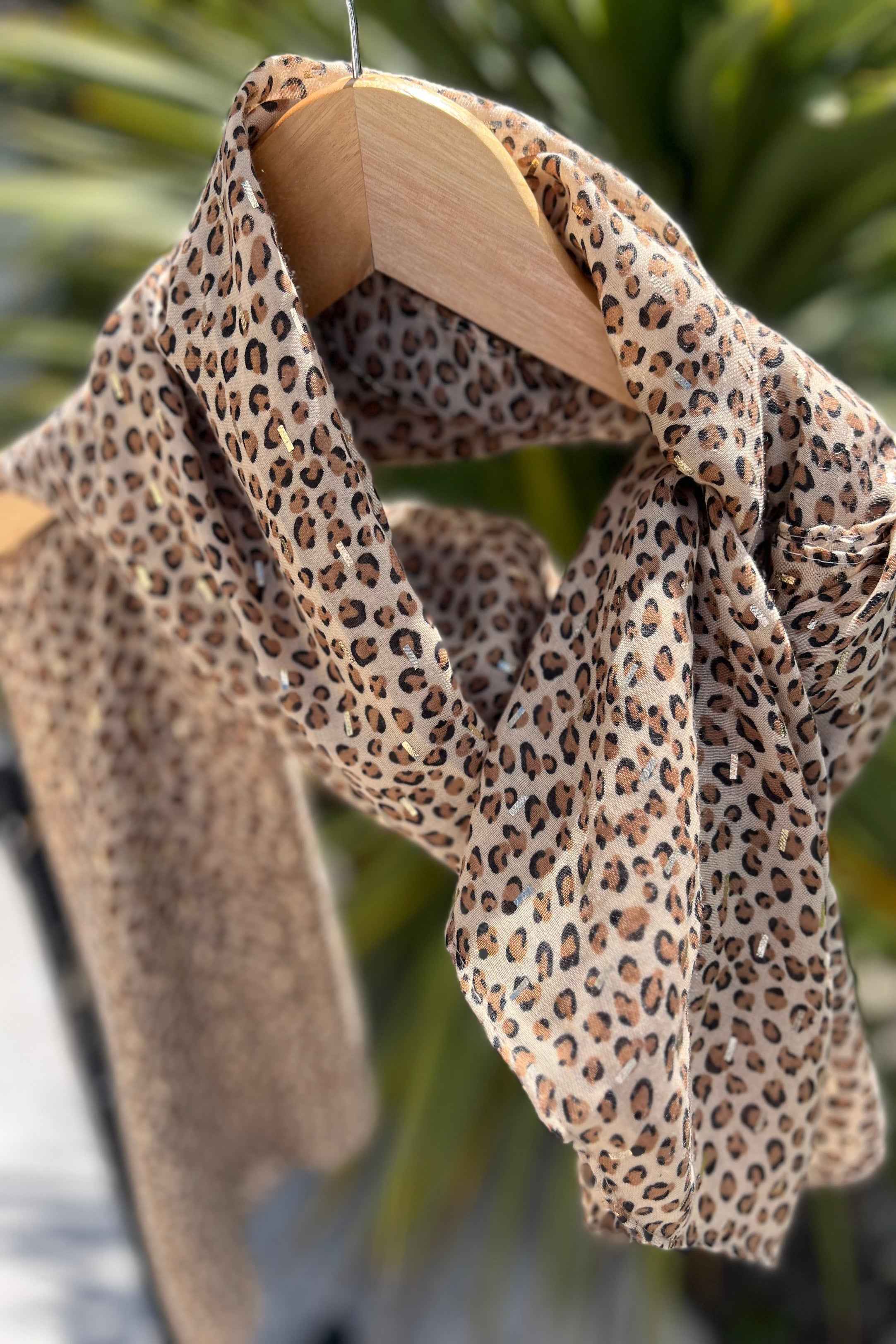 foulard fluide  Léopard