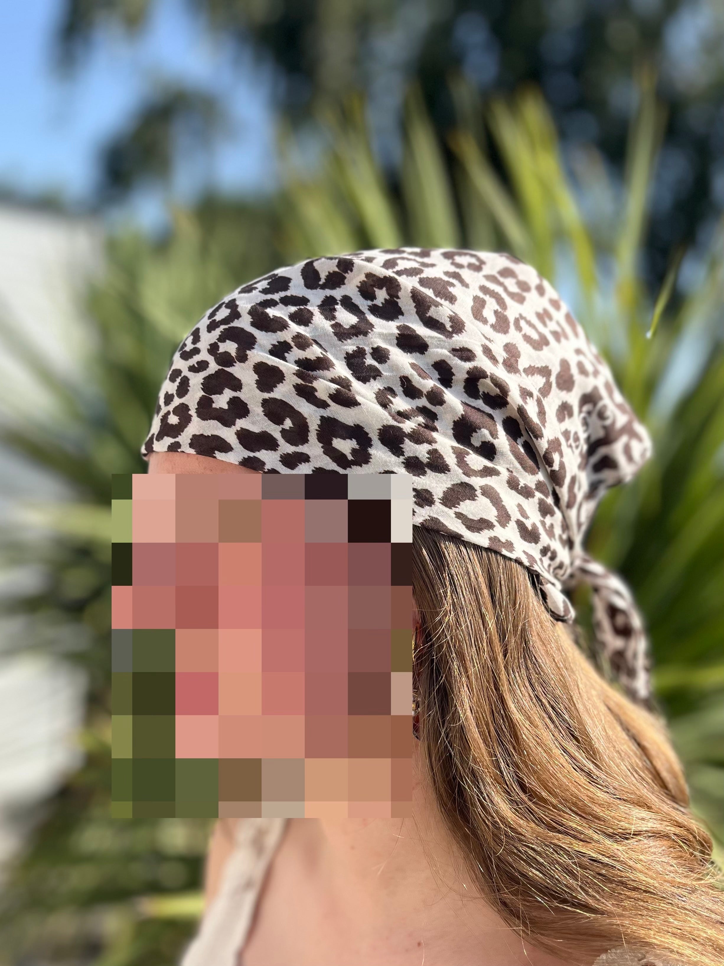 foulard léopard accessoire tendance femme mode boutique bohême guérande la baule pornichet