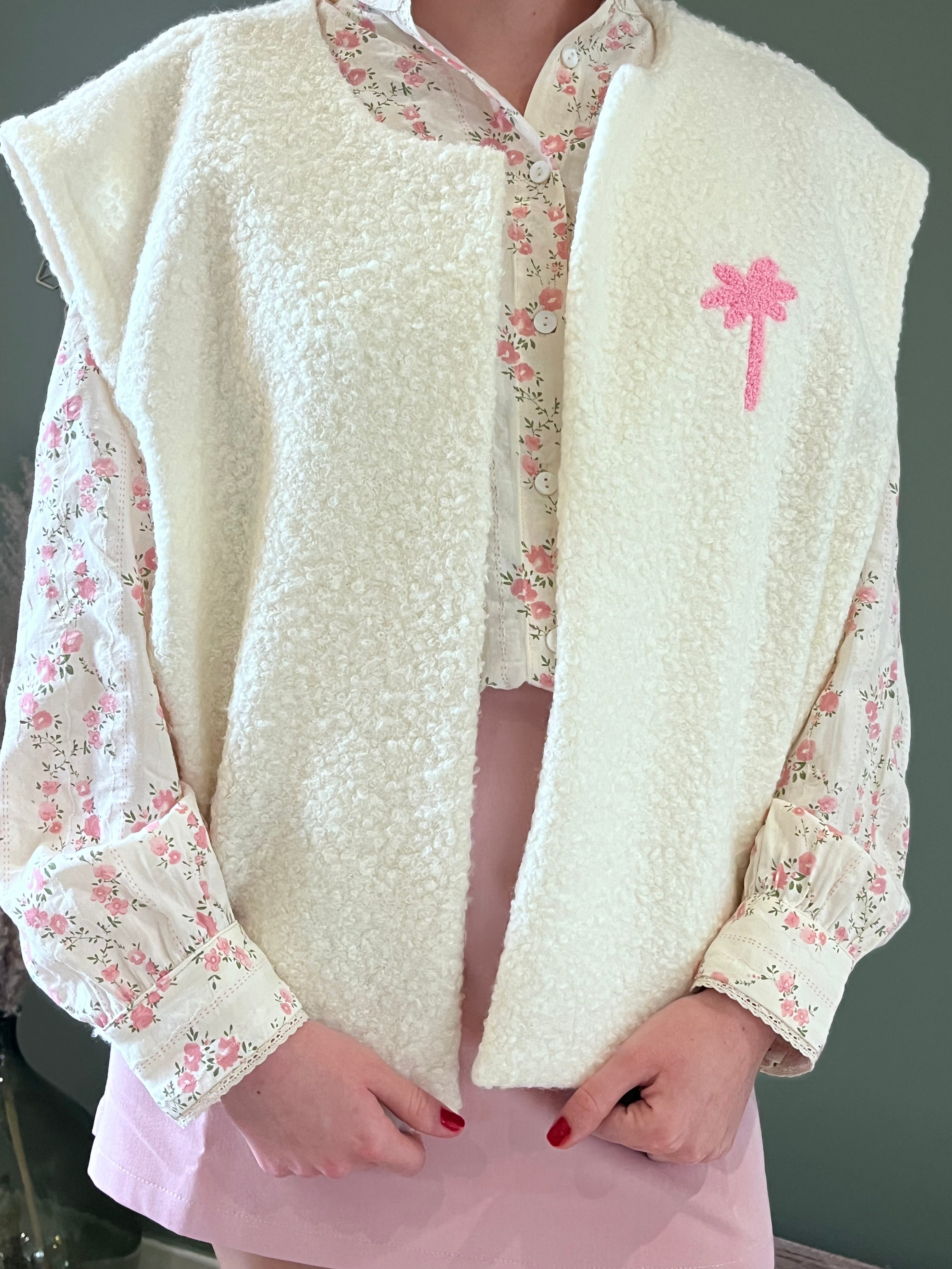 "Gilet sans manches Malibu femme oversize style italien intemporel chic"