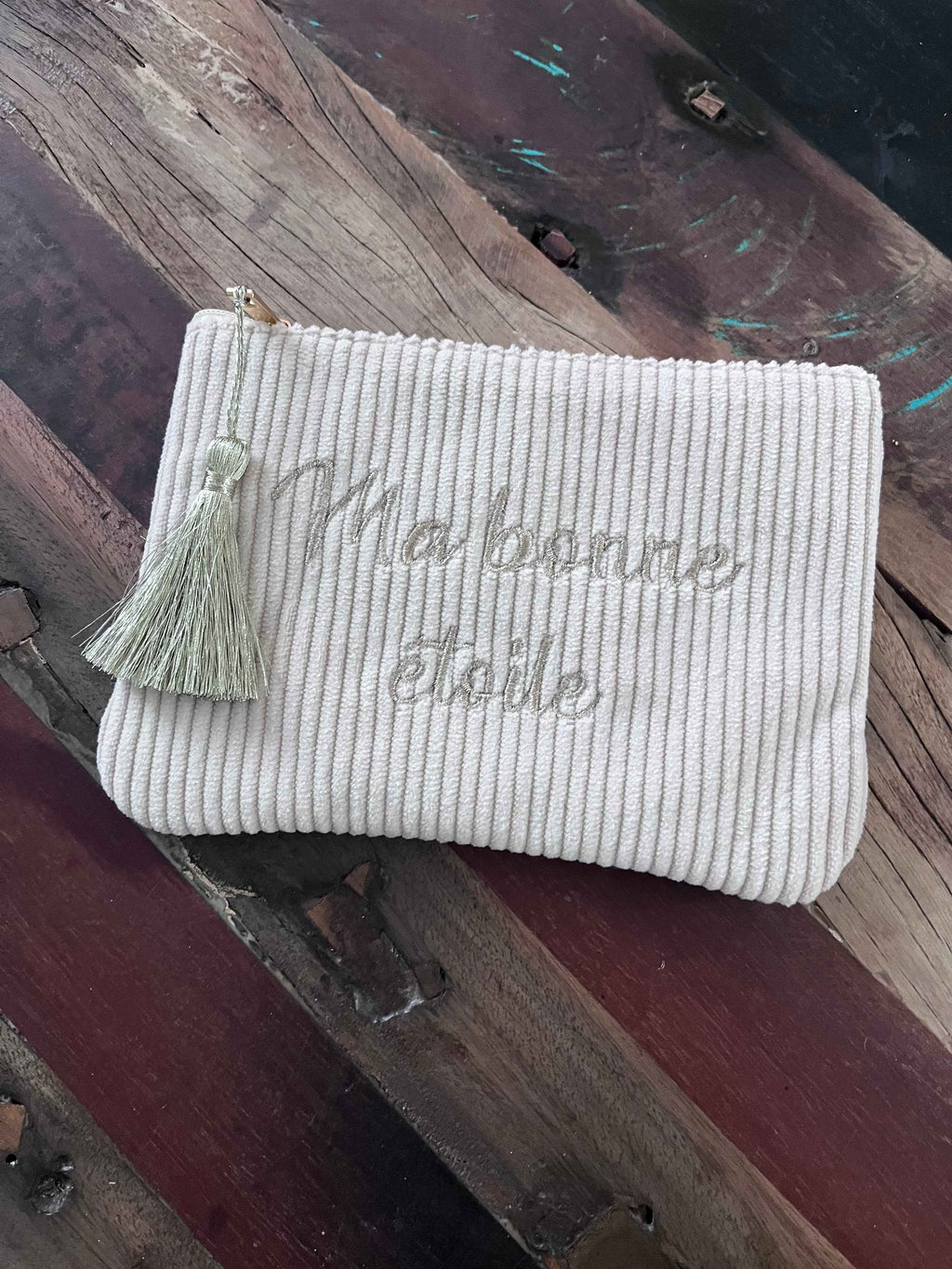 Pochette en Velours Ma bonne étoile - Élégance et Praticité