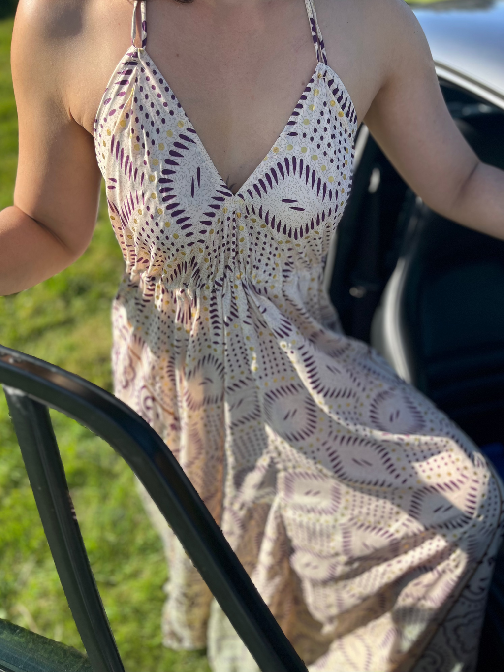Robe longue dos nu
