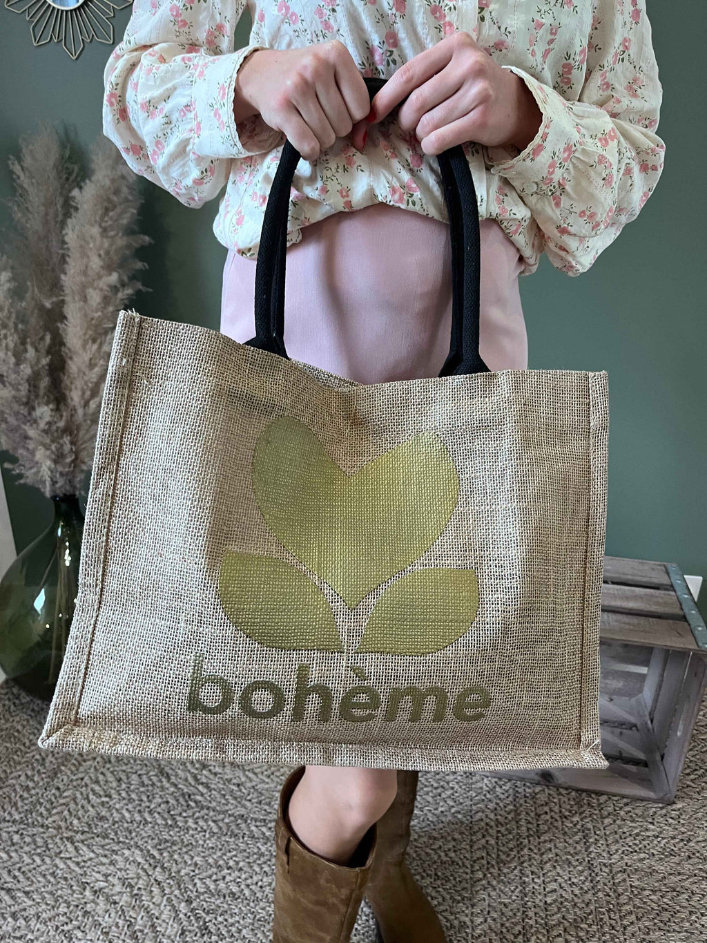Sac Bohème en Toile de Jute - Élégance Écologique et Pratique avec sac boheme toile jute
