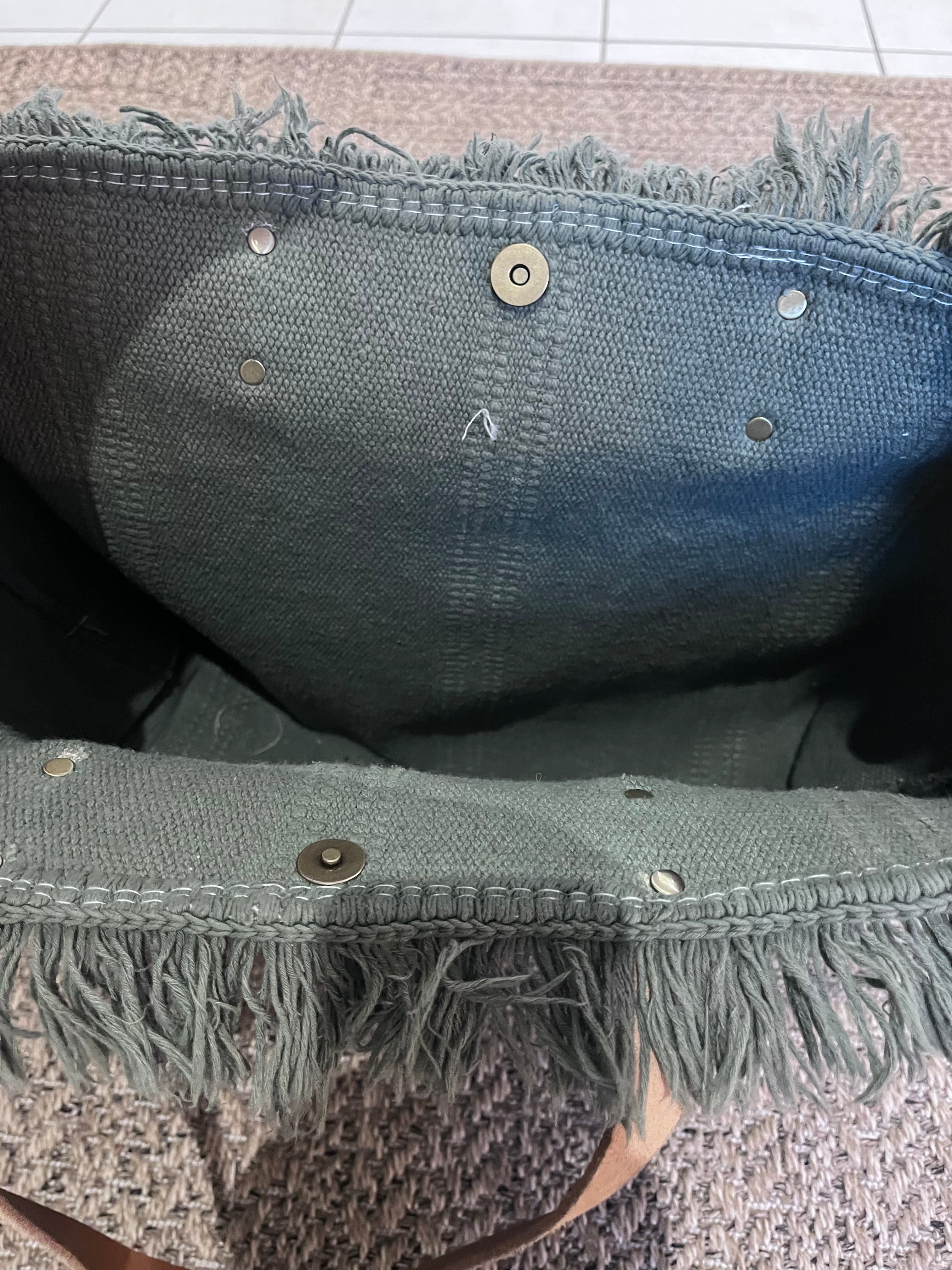 Sac Cabas California - Détail Motif et Anses