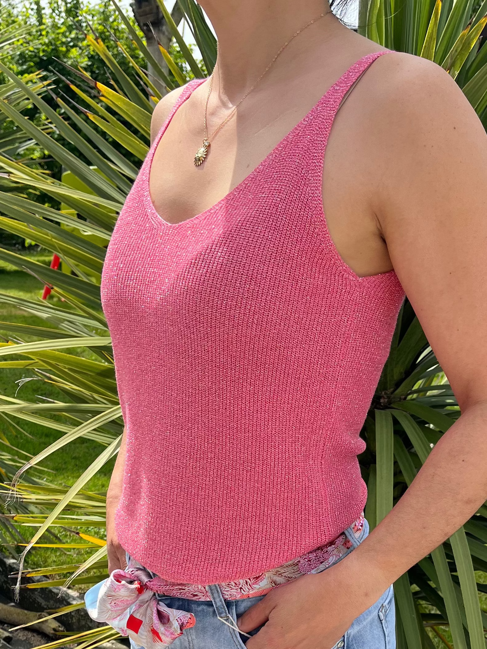 Top à Paillettes