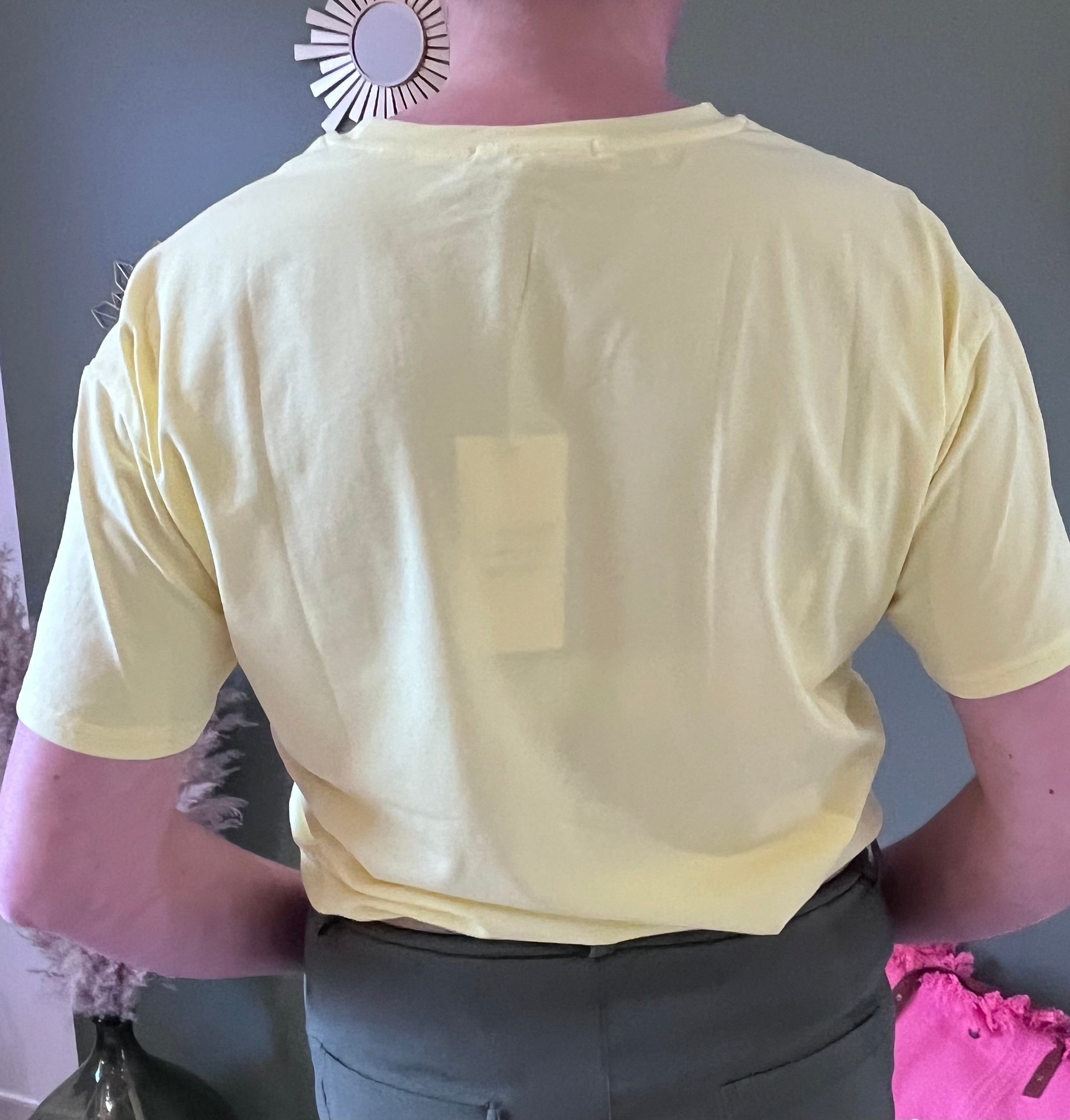 T-shirt Apérol Spritz Femme  - Coton 95% Été Italien