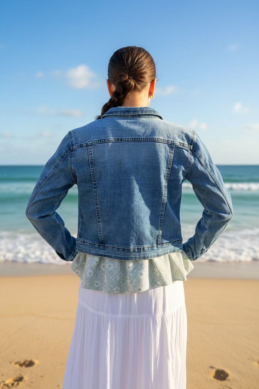 Veste en Jean Denim Stone - L'Essentiel de la Mode Denim