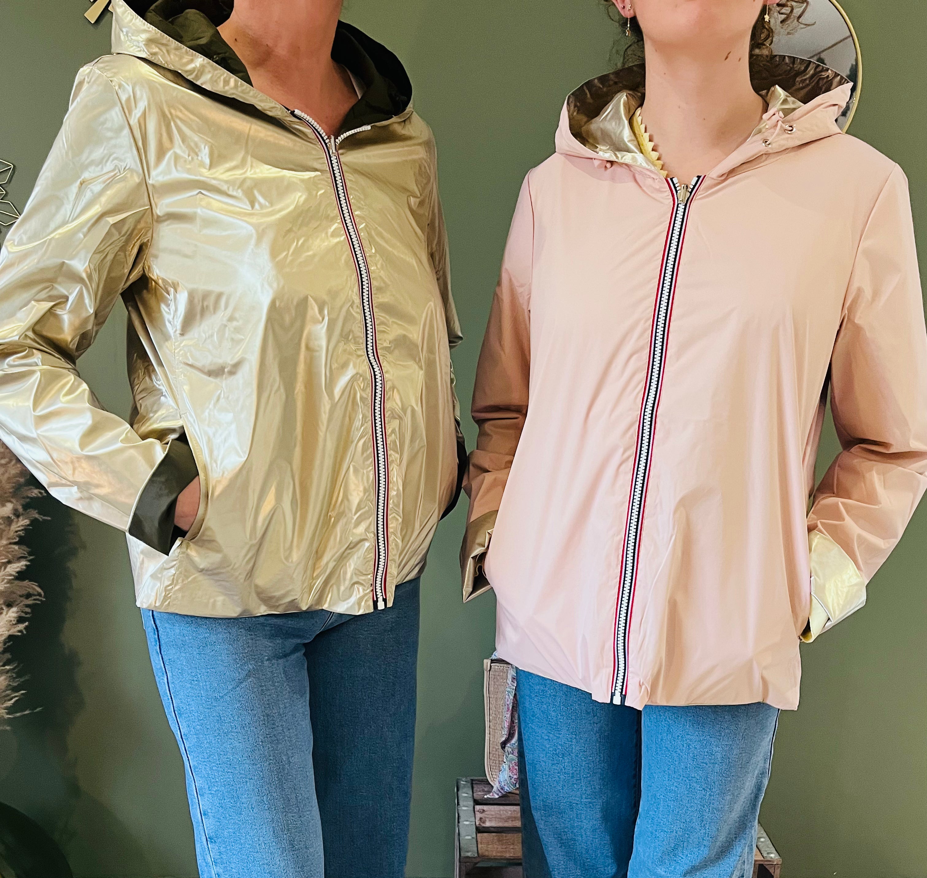 imperméable or et rose laura Jo